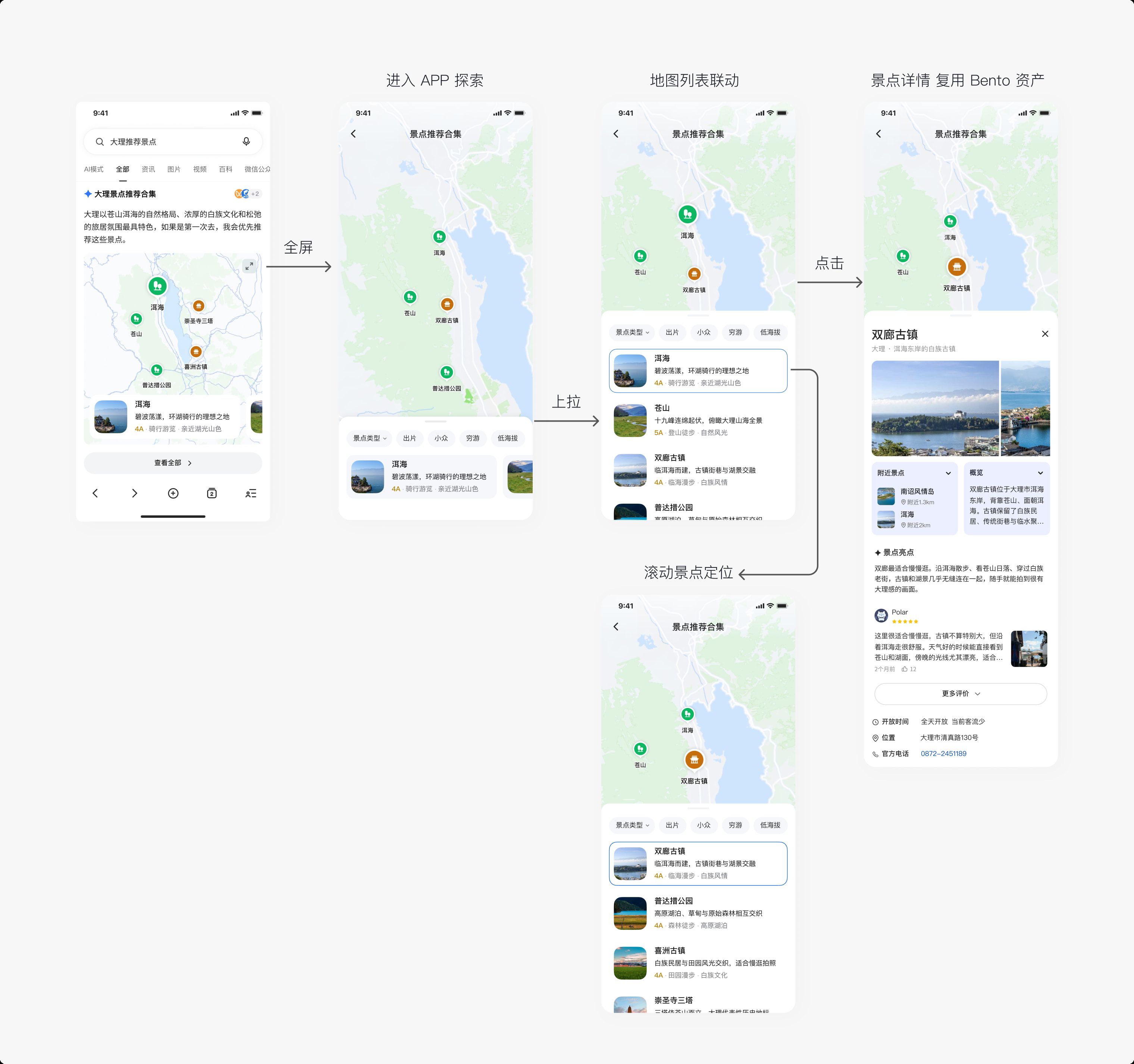 地图、列表和详情联动的轻量应用